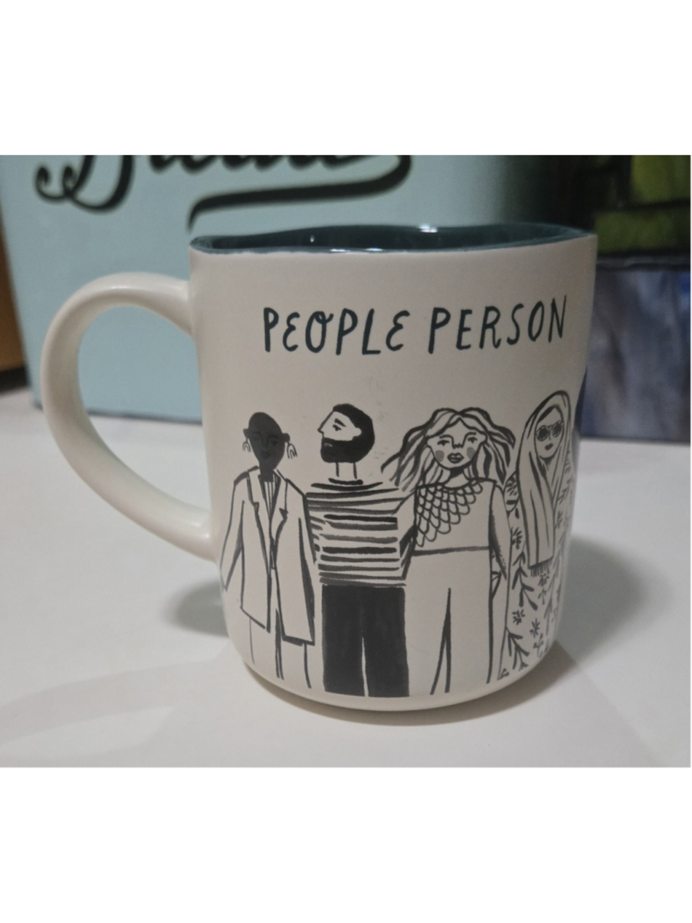 Opalhouse People Person Stoneware Coffee Mug Microwave/Dishwasher Safe